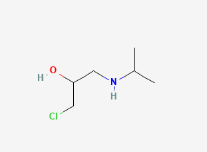 Two-dimensional chemical structure of 3-Isopropylamino-2-hydroxy-1-chloropropane