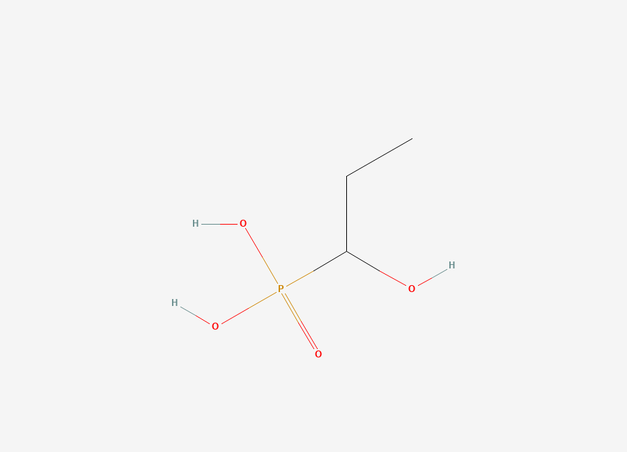 Two-dimensional chemical structure of (1-Hydroxypropyl)phosphonic acid