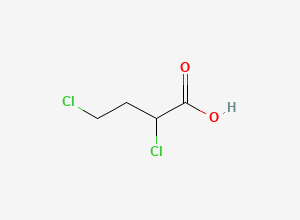 Two-dimensional chemical structure of 2,4-Dichlorobutanoic acid
