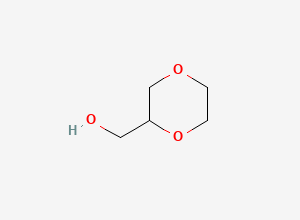 Two-dimensional chemical structure of (1,4-Dioxan-2-yl)methanol