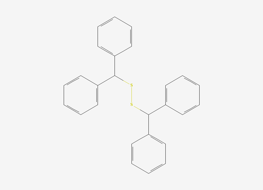 Two-dimensional chemical structure of Dibenzhydryl disulfide