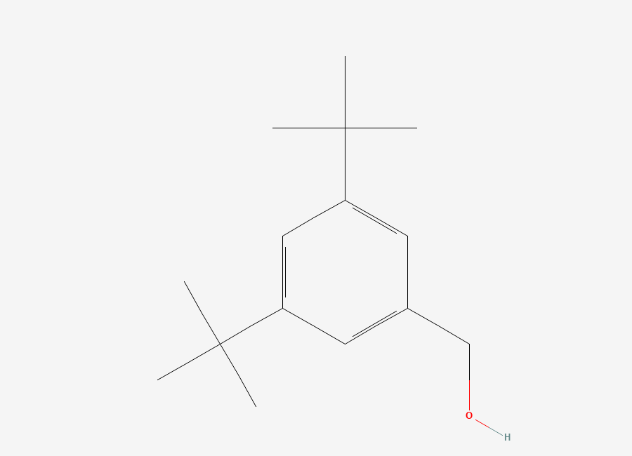 Two-dimensional chemical structure of (3,5-Di-tert-butylphenyl)methanol