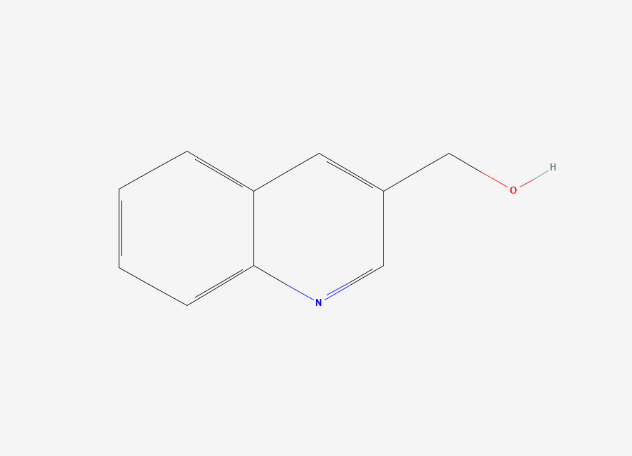 Two-dimensional chemical structure of (Quinolin-3-yl)methanol