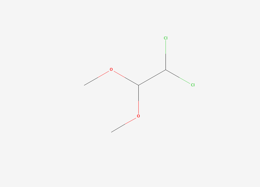 Two-dimensional chemical structure of Dichloroacetaldehyde Dimethyl Acetal, CAS 80944-06-5