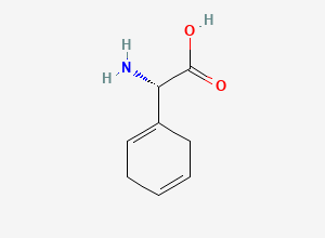 Two-dimensional chemical structure of ent-Cefradine EP Impurity B