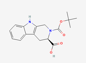 Two-dimensional chemical structure of Boc-D-Tpi-OH