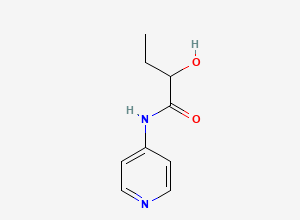 Two-dimensional chemical structure of Dalfampridine (N-4-Pyridyl)-2Hydroxy butyramide/ 2-Hydroxy-N-(pyridin-4-yl)butanamide, CAS 1864897-67-5