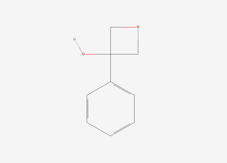 Two-dimensional chemical structure of 3-Phenyloxetan-3-ol