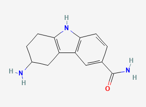 Two-dimensional chemical structure of Frovatriptan Succinate Impurity A, CAS 147009-17-4