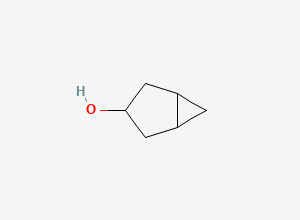 Two-dimensional chemical structure of Bicyclo(3.1.0)hexan-3-ol