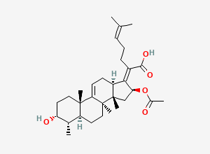 Two-dimensional chemical structure of Fusidic Acid EP Impurity L, CAS 74048-41-2