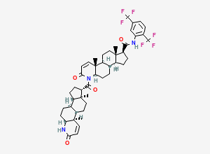 Two-dimensional chemical structure of Dutasteride EP Impurity I/ Dutasteride β-Dimer/ Dutasteride Dimer 2, CAS 1648593-70-7