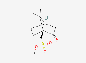 Two-dimensional chemical structure of Camphor Sulfonic Acid Methyl Ester, CAS 62319-13-5
