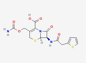 Two-dimensional chemical structure of Cefoxitin EP Impurity H, CAS 37051-05-1