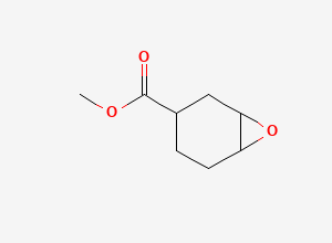 Two-dimensional chemical structure of 7-Oxabicyclo[4.1.0]heptane-3-carboxylic acid, methyl ester