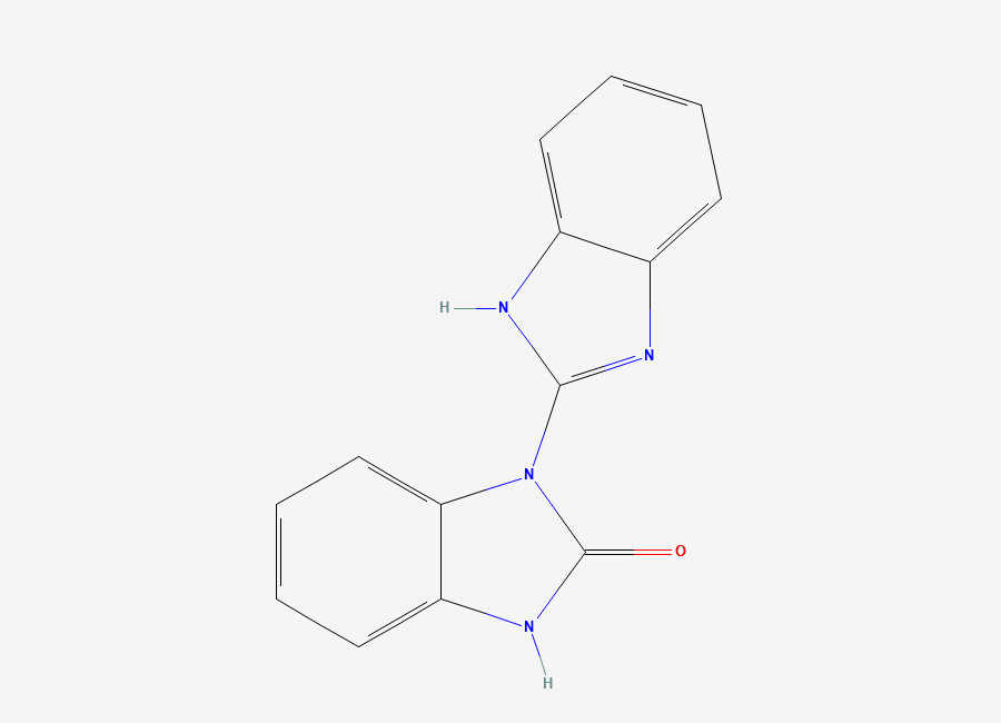 Two-dimensional chemical structure of 3-(1H-benzimidazol-2-yl)-1H-benzimidazol-2-one