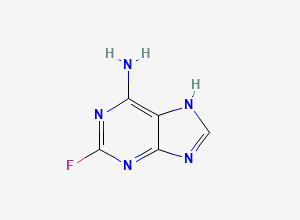 Two-dimensional chemical structure of Fludarabine Phosphate EP Impurity D, CAS 700-49-2