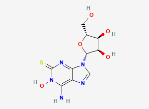 Two-dimensional chemical structure of Adenosine Impurity 18