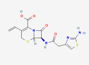 Two-dimensional chemical structure of Cefdinir Related Compound B, CAS 79350-10-0