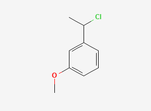 Two-dimensional chemical structure of 1-(1-Chloroethyl)-3-methoxybenzene