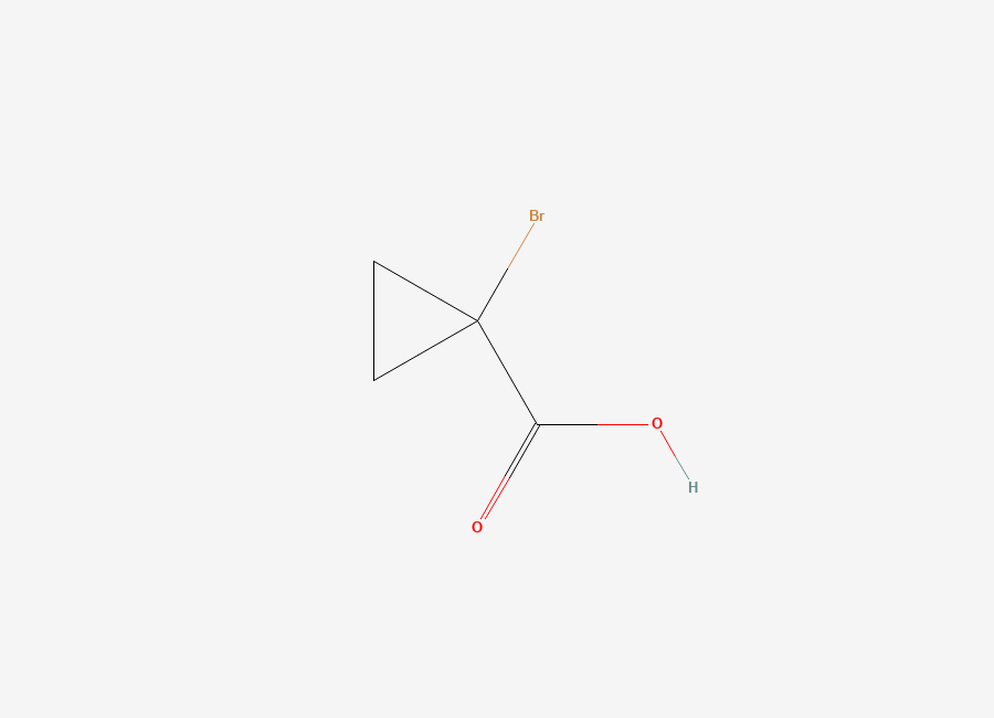 Two-dimensional chemical structure of 1-Bromocyclopropane-1-carboxylic acid