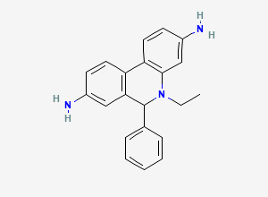Two-dimensional chemical structure of Dihydroethidium