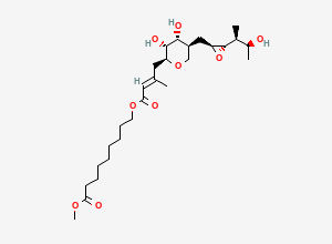 Two-dimensional chemical structure of Mupirocin methyl ester