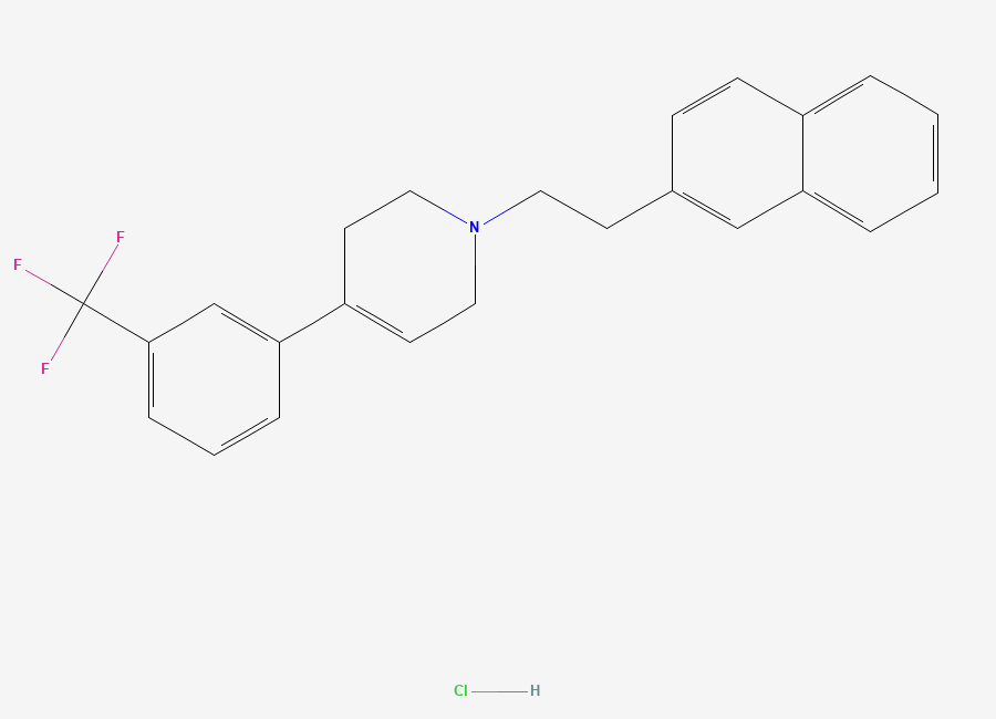 Two-dimensional chemical structure of Xaliproden Hydrochloride
