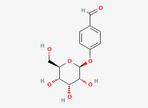 Two-dimensional chemical structure of Helicide