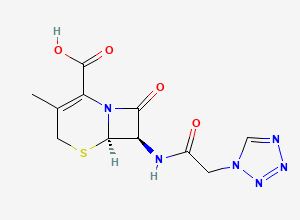 Two-dimensional chemical structure of Cefazolin EP Impurity C, CAS 56842-77-4