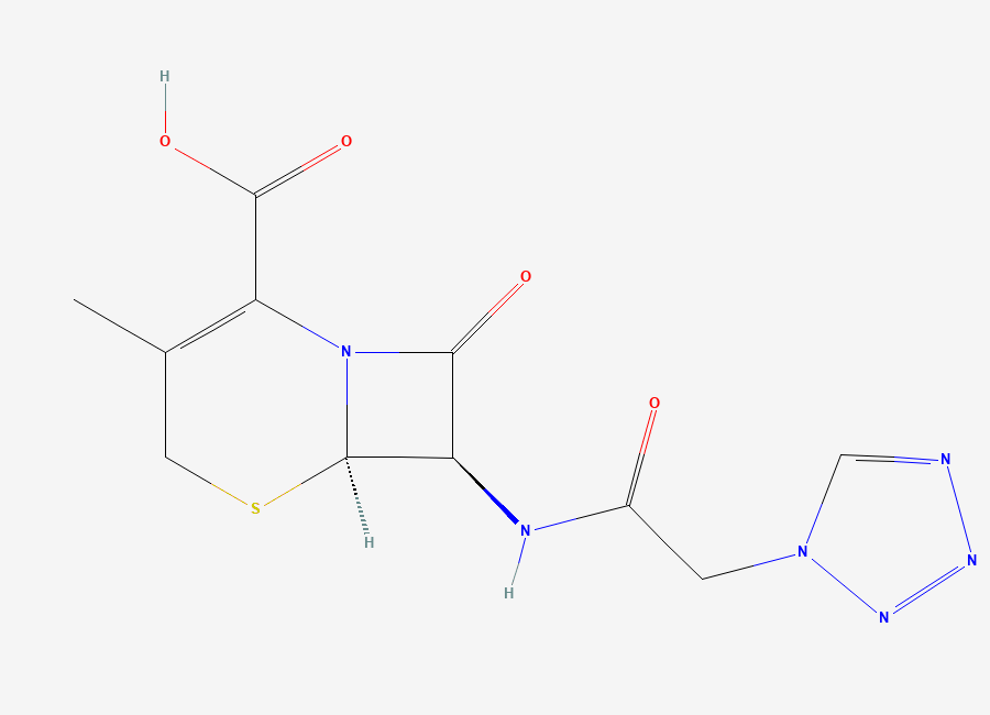 Two-dimensional chemical structure of Cefazolin EP Impurity C, CAS 56842-77-4