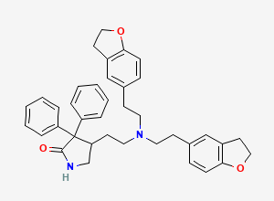 Two-dimensional chemical structure of Darifenacin Cyclic Amide / Darifenacin Impurity E, CAS 1797983-04-0