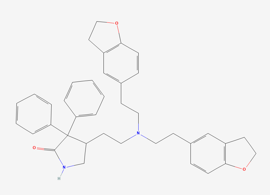 Two-dimensional chemical structure of Darifenacin Cyclic Amide / Darifenacin Impurity E, CAS 1797983-04-0