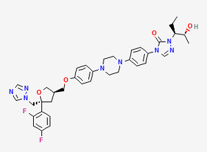 Two-dimensional chemical structure of Posaconazole Impurity 20