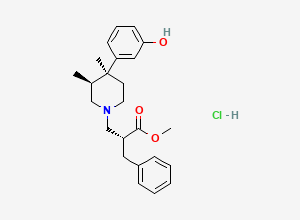 Two-dimensional chemical structure of Alvimopan Impurity E