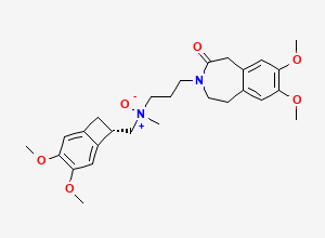 Two-dimensional chemical structure of Ivabradine N-oxide impurity, CAS 2511244-97-4