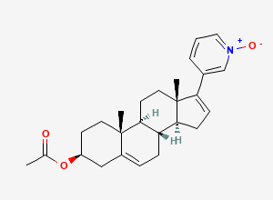 Two-dimensional chemical structure of Abiraterone Acetate N-Oxide, CAS 2517964-85-9