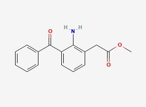 Two-dimensional chemical structure of Amfenac Methyl Ester, CAS 61941-58-0
