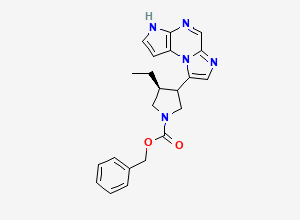 Two-dimensional chemical structure of Upadacitinib impurity 85