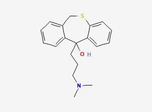 Two-dimensional chemical structure of Dosulepin EP Impurity C, CAS 1531-85-7