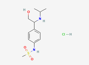 Two-dimensional chemical structure of Sotalol Hydrochloride Impurity D as Hydrochloride
