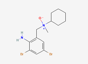 Two-dimensional chemical structure of Bromhexine N-Oxide, CAS 2724689-57-8