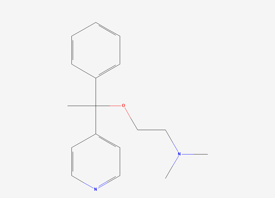 Two-dimensional chemical structure of Doxylamine pyridine-4-yl
