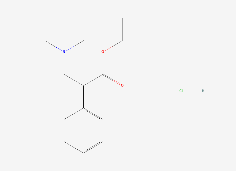 Two-dimensional chemical structure of Tilidine EP Impurity D (HCl), CAS 24811-92-5
