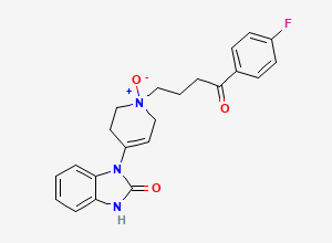 Two-dimensional chemical structure of Droperidol EP Impurity D / Droperidol N-Oxide, CAS 466118-75-2