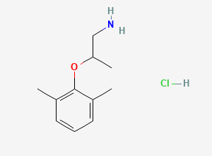 Two-dimensional chemical structure of Mexiletine EP Impurity D (Hydrochloride Salt), CAS 2724689-76-1