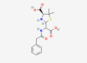 Two-dimensional chemical structure of Benzylpenicillin EP Impurity E