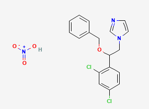 Two-dimensional chemical structure of Miconazole EP Impurity H (Nitrate Salt), CAS 203264-09-9