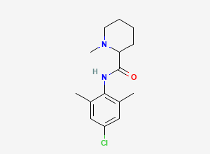 Two-dimensional chemical structure of Mepivacaine EP Impurity E, CAS 2717331-30-9