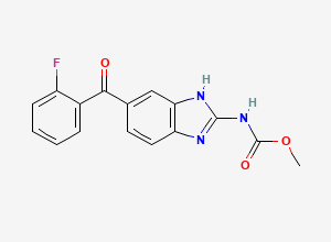 Two-dimensional chemical structure of Flubendazole EP Impurity E, CAS 66939-00-2